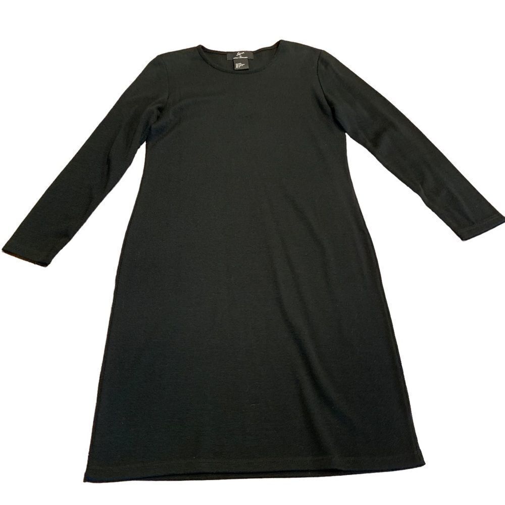 Lennie Nina Leonard Black Sweater Dress M